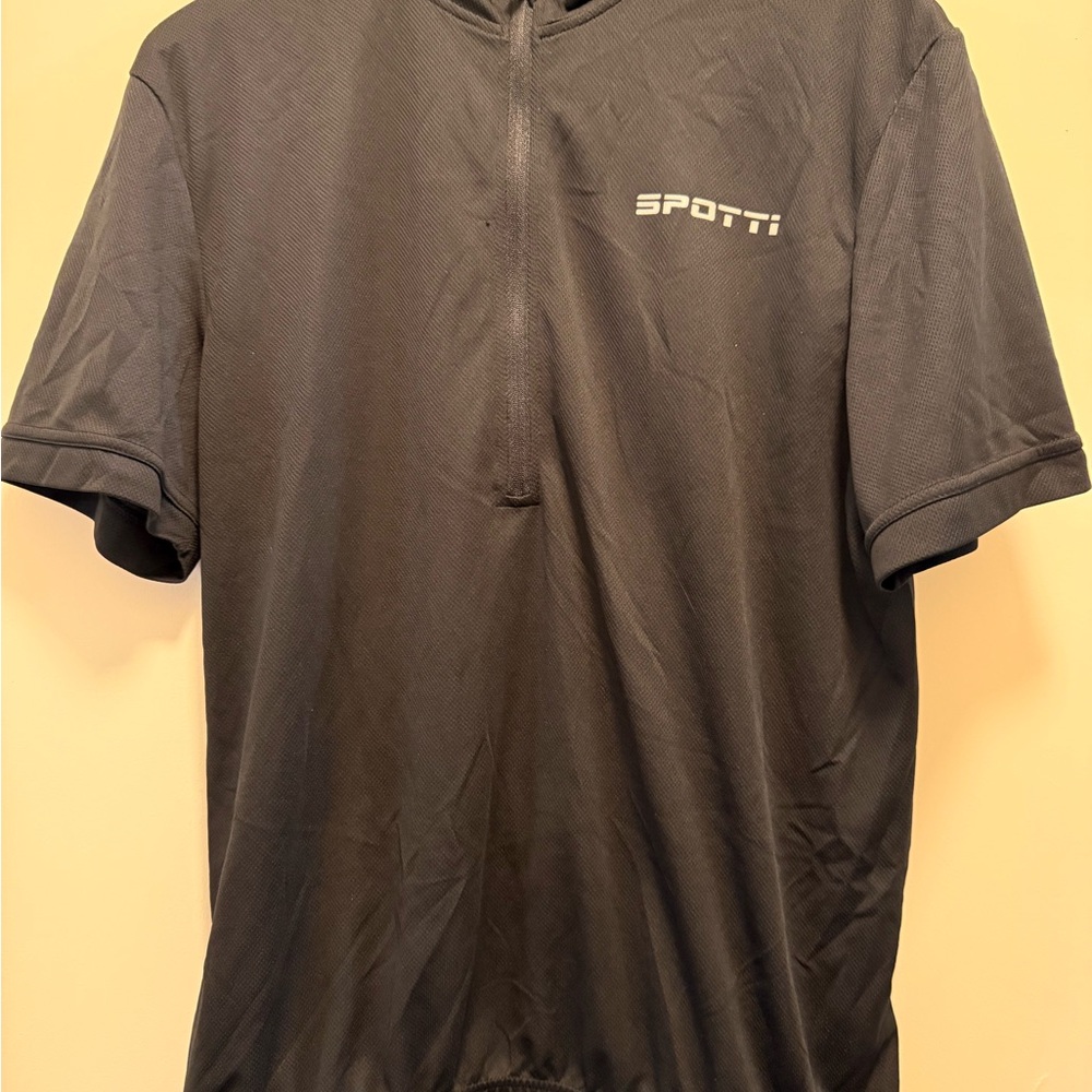 Men's Black Cycling Jersey